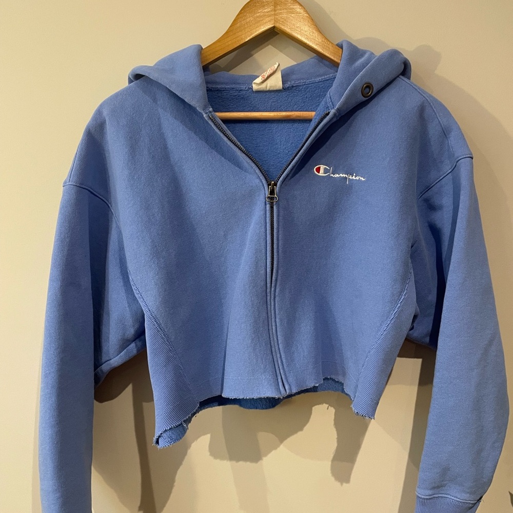 VTG CHAMPION Light Blue Reverse Weave Sweatshirt